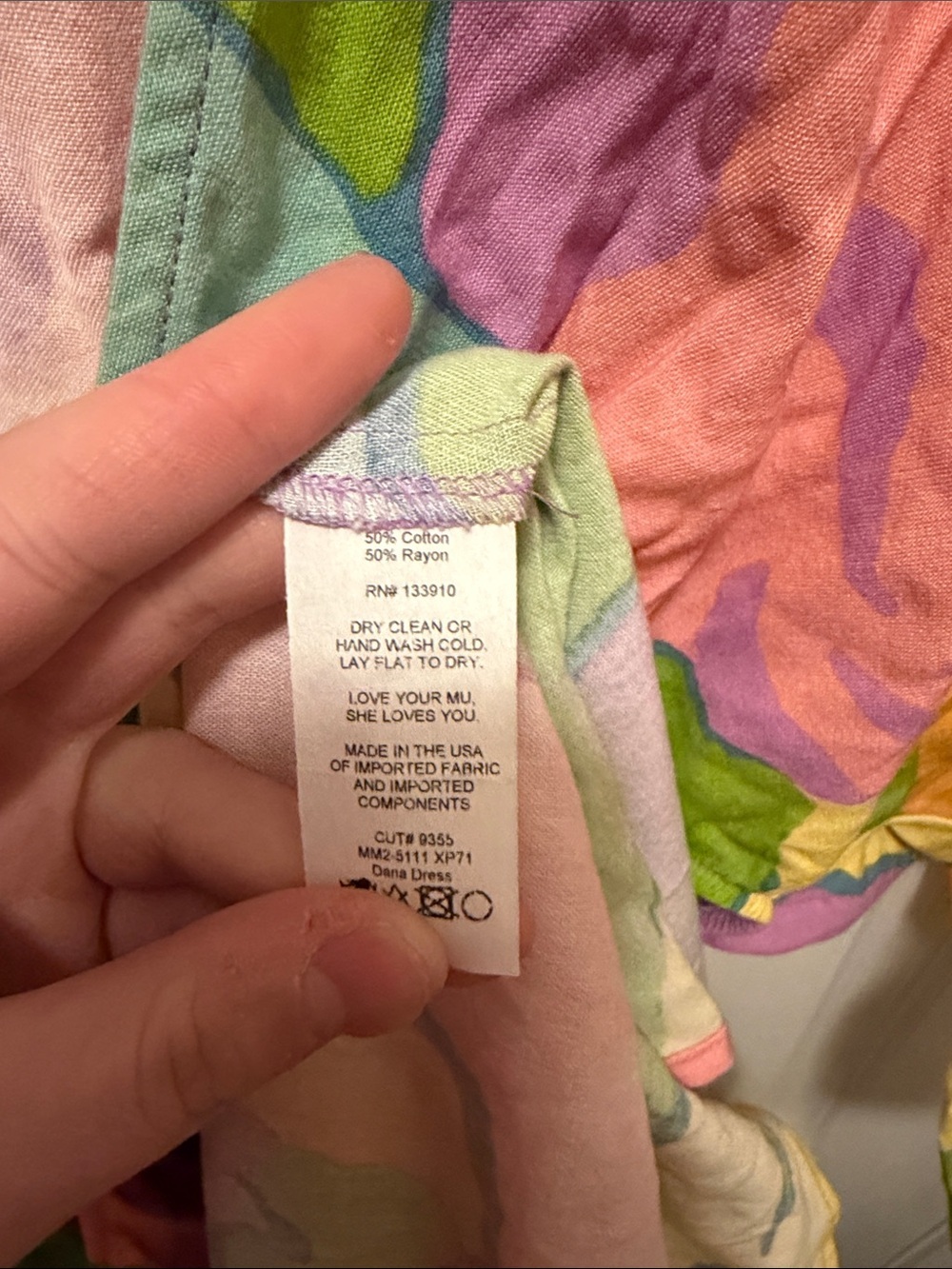 Show Me Your MuMu Dana Maxi Dress in Summer Sorbet multi-color print - Picture 7 of 7